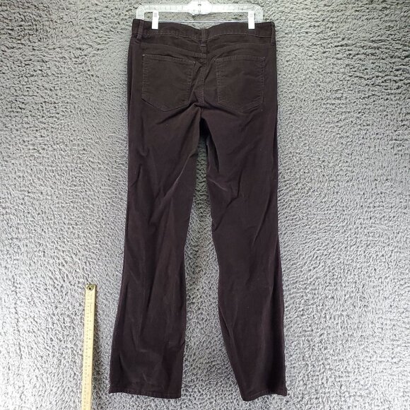 Eddie Bauer Jeans Womens 8 Brown Bootcut Corduroy Slightly Curvy Stretch - Picture 9 of 10